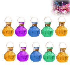 10Pack No Mess Streamers,Color Mix Hand Throw Streamers Poppers,No Mess Confetti