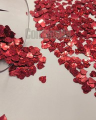 Heart Confetti Bulk – Glitter Hearts Shaped Sprinkles for Weddings, Valentine…