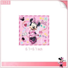 82 pcs, Minnie Mouse birthday party supplies, birthday decorations 10 guests.