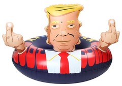 Pool Float Donald Trump Summer Giant Presidential Inflatable Pool Float, Suit…