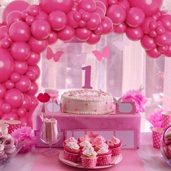 129pcs Premium Latex Different Sizes 18,12,10,5 Inches Balloons for Garland Arch