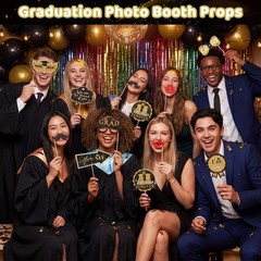 33 x 25 Inch Graduation Photo Booth Props – Large Graduation Photo Prop Frame…
