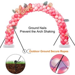 Chamvis Balloon Arch Kit 9Ft Height 10Ft Width Adjustable Balloon Arch Stand