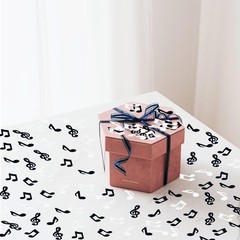 Black White Music Note Confetti Birthday Party Table Decoration Supplies