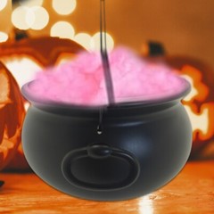 Oversized Witches Candy Kettle 12″ Halloween Party Large Cauldron for Treats