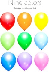 Dusico® Balloons Rainbow Set (100 Pcs) 12 Inches, Assorted Bright Colors-1Pack