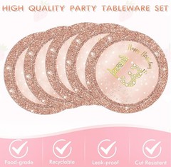 41PCS 13th Birthday Decorations Rose Gold Theme 13 Old Girl Birthday Decorat…