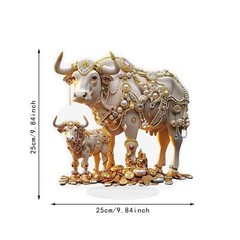 Acrylic Cows Table Decoration 2D Flat Sign Party Decoration Unique Ideal Gift