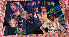 Taylor swift Birthday Banner 24 Cupcake Toppers 16 Balloons 6 Swirls& Backdrop