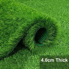 Soft Fiber Artificial Grass Turf Mimics Natural Lawn 2.5cm 3cm 4cm Thick