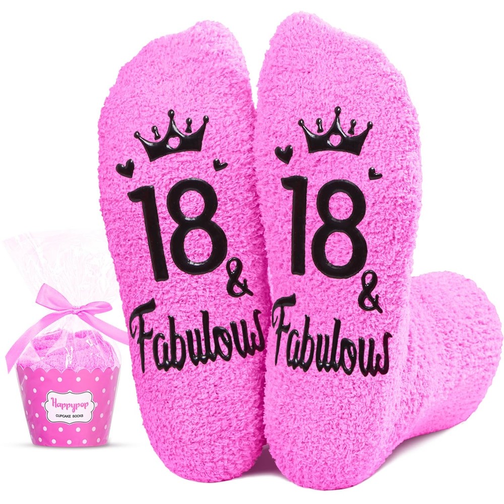 18th Birthday Gifts Ideas Socks – 18 Year Old Birthday Presents for Girls Soc…