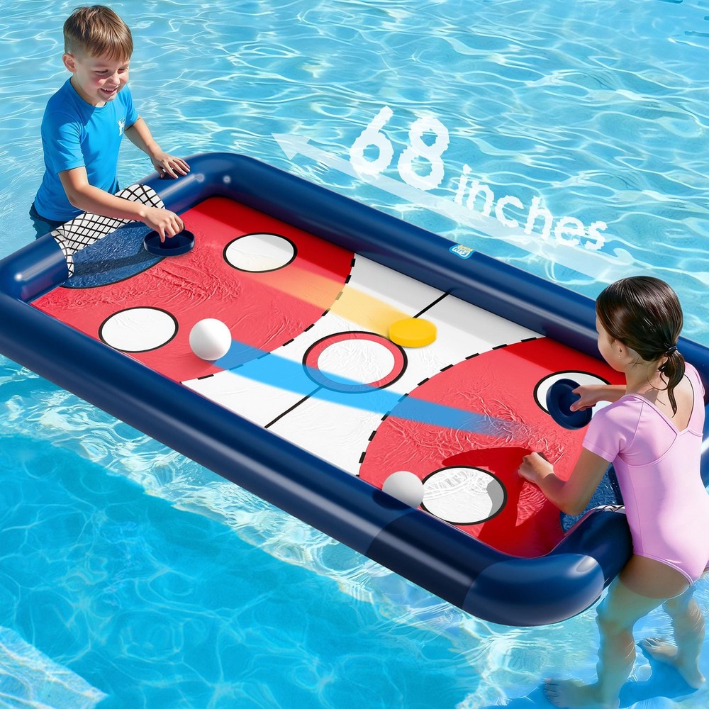 Hockey Pool Game Toys, Big Inflatable Water Play Floating , Fun Swimming Pool…