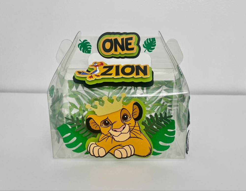 Lion King Favor Gable Box/ Simba Goodie Box/ Lion King Party Favor