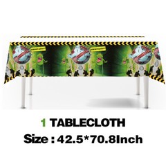 Ghostbusters Birthday Party Supplies Set Plates Cups Tablecloth Napkins