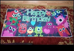 31 pc MONSTER BASH Birthday Party Supplies. Please read description below