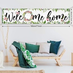 Welcome Home Banner Large Welcome Home Sign Decorations with Rope Hanging