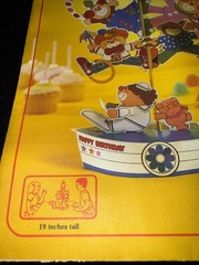 Vintage Clown Parade Birthday Party Centerpiece Hallmark 1979 Circus