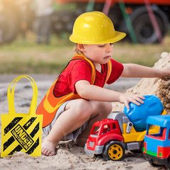 72 Pcs Construction Vest for Kids Construction Dressing up Supplies Including 24