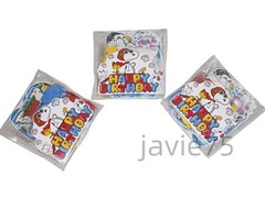 Cute Snoopy Theme Birthday Party Supplies Set Balloon Banner Cake Toppers