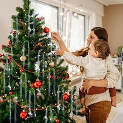 Silver Christmas Tree Icicles Tinsel Laser Foil Fringe 12000 Strands Decor