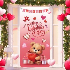 Valentine’s Day Door Hanging Decor Party Supplies for Front Door Indoor Outdoor
