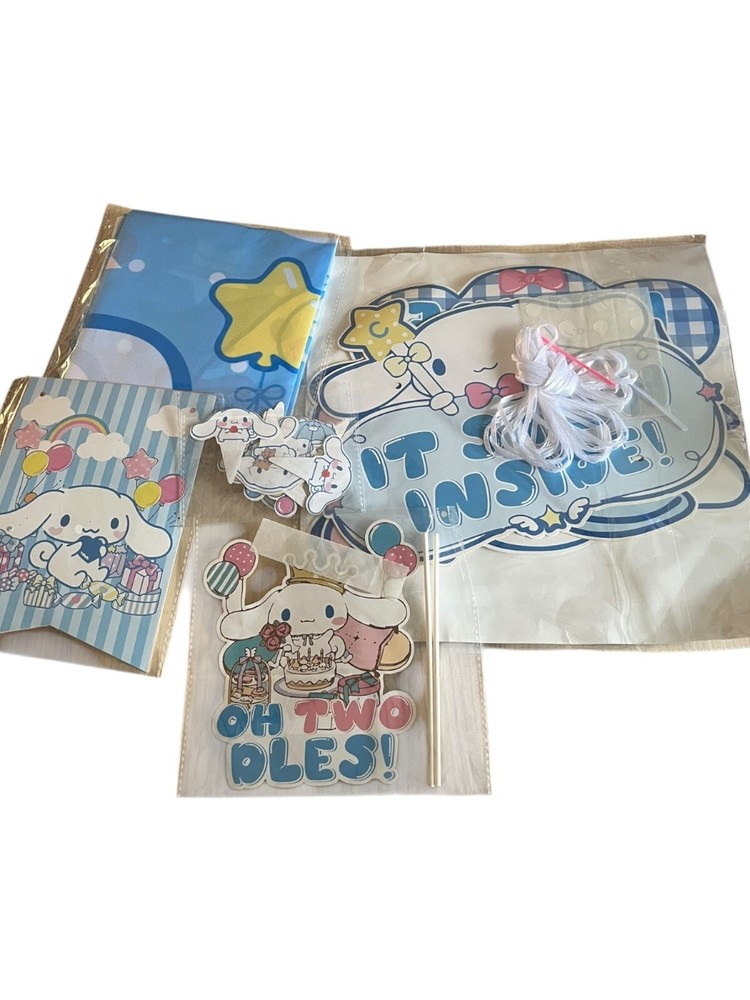 Cinnamoroll Birthday Party Supplies Sanrio Kawaii Get Together Fun Kids Party