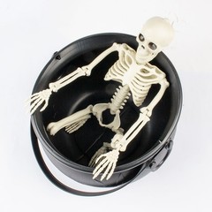 Halloween Witchcauldron with Led Light & Fog Mist Maker Skeleton Decor US