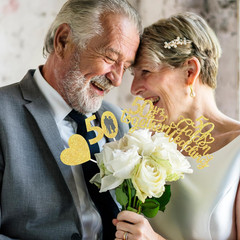 12Pcs 50Th Anniversary Centerpiece Sticks Double Sided Gold Glitter Heart 50 Gol