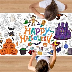 Giant Coloring Tablecloth 31.5×72 in – Crafts Activities – Halloween Party