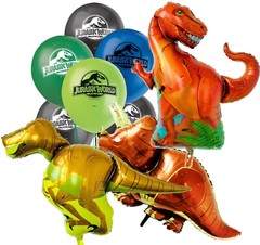 DINOSAUR JURASSIC WORLD PARK TOPPER CUPCAKE decoration party balloon supplies