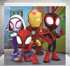 Spidey and His Amazing Friends Backdrop WALL MURAL Kids Party Decorations Banner