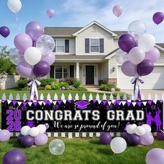 2026 Graduation Decorations Purple Class of 2026 Congrats Grad Banner We Are …