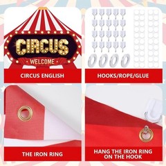 4 Pcs Circus Decorations Carnival Theme Party Door Decor