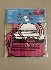 Minnie Mouse Photo Booth Kit~32.5” X 59” Backdrop, 4 Wearables & 5 Props, New!