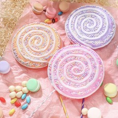 6 PCS 16 Inch Large Candy Party Decoration Giant Lollipop Props Macaron