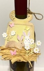 Vintage Happy Easter Party Bottle Tags – Single/Set of 3/Set of 6