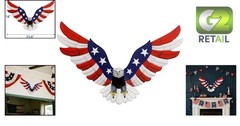Rust-Proof Eagle Decoration – Stunning 4th of July Centerpiece for Home & Garden