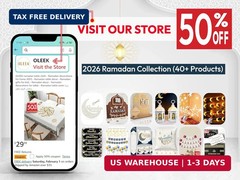 OLEEK eid mubarak banner- eid decorations for home 2026 – eid mubarak decoration
