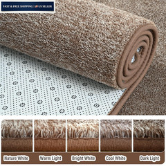 AROGAN Washable 2×6 Runner Rug for Hallway, 2′ x 6′ (Runner), Matte Brown