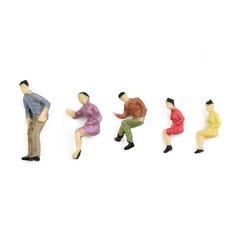 People Figures Practical Railway Train Seated Man HO Scale Hot Passenger Sitting