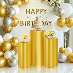 Stretchable Spandex Cylinder Pedestal Covers Party Decoration Events Display New