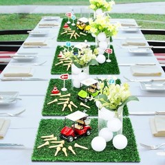 Pcs Golf Table Centerpiece Decorations with Practice Ball Cart Toy 32 Square