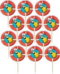 Margaritaville Summer Luau Cocktail Beach Theme Party Decoration Food Picks