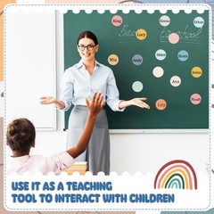 Round Cutouts Assorted Color Paper Bulletin Board Hippie Fits 2 Inch 600 PCS
