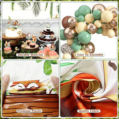 BORAMDO Woodland Animals Baby Shower Decoration Pack Forest Animal Neutral Gende