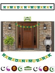 Ramadan decor Light + Banner Ramadan Mubarak Islamic gift Ramadan Gift Eid Decor