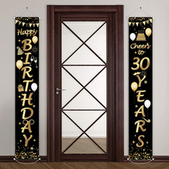 2 Pieces 40Th Birthday Party Decorations Cheers to 40 Years Banner Party Decorat