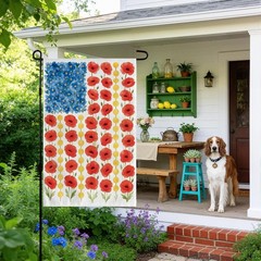 250th Anniversary Spring Garden Flag 12×18 Inch Double Sided Outdoor Decor