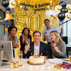 50Th Birthday Decorations, Cheers to 50 Years Party Decorations for Men Women wi