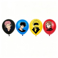 Anime Jujutsu Kaisen Birthday Party Decor Gojo Satoru Banner Cake Toppe Flags